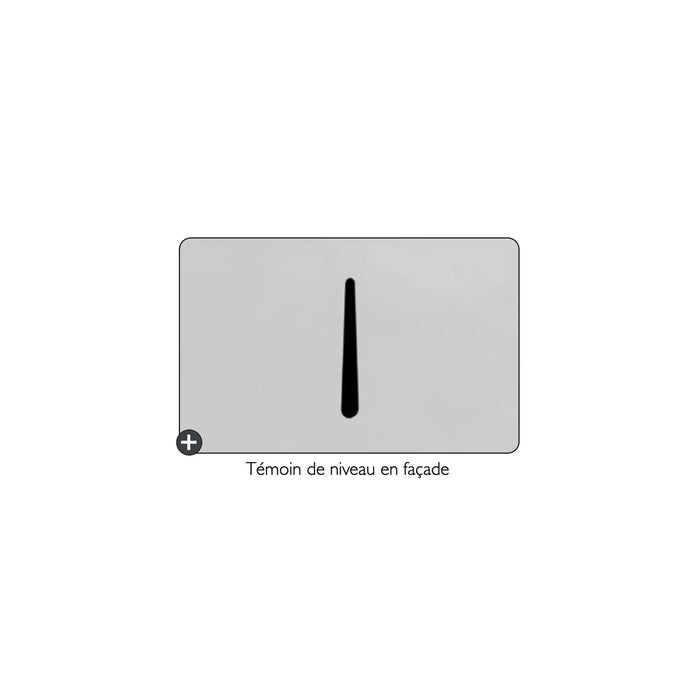 Wall dispenser - 400F Folded hand towels - Bright stainless steel