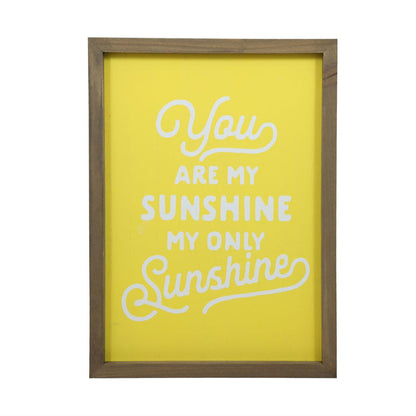 Wall Sign You Are My Sunshine