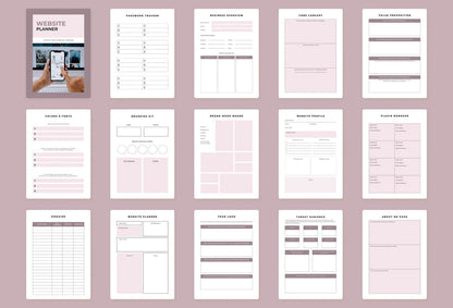 Ladystrategist Website Planner Canva Template instagram canva templates social media templates etsy free canva templates