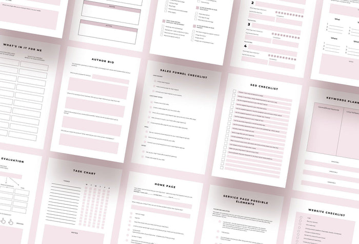 Ladystrategist Website Planner Canva Template instagram canva templates social media templates etsy free canva templates