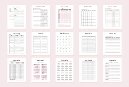 Ladystrategist Weight Loss Planner Canva Template instagram canva templates social media templates etsy free canva templates