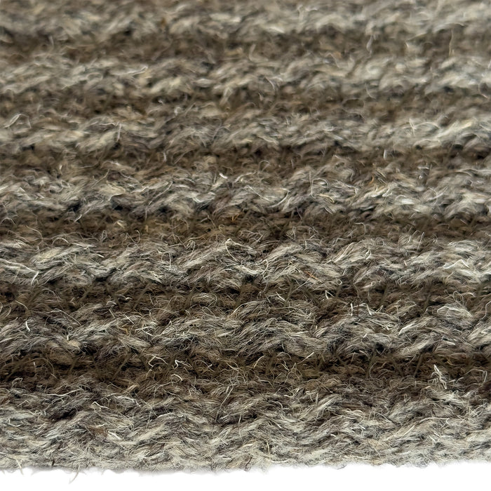 Westerly Dk. Grey Braided Rug Oval image