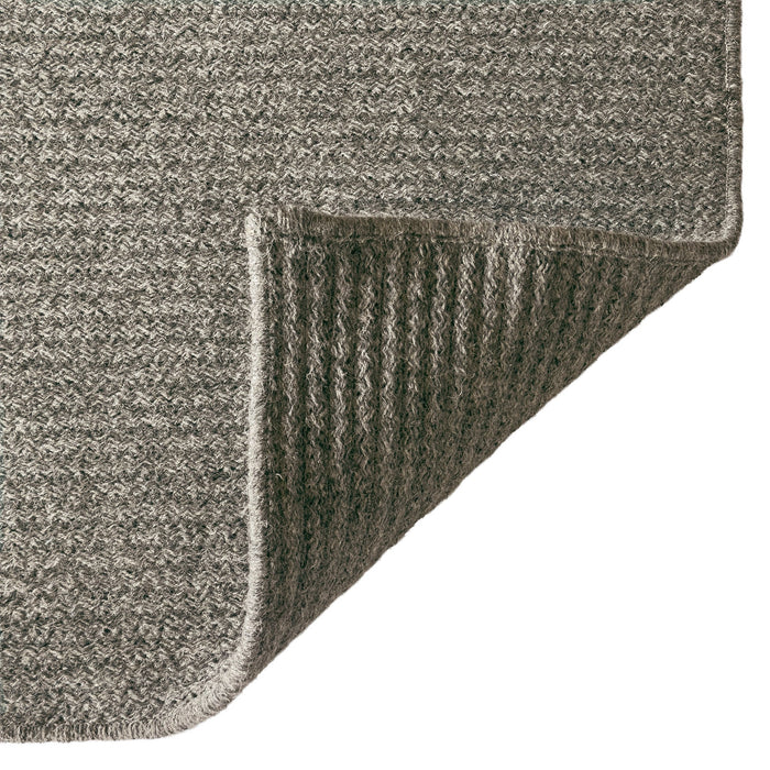 Westerly Dk. Grey Braided Rug Cross Sewn Rectangle image