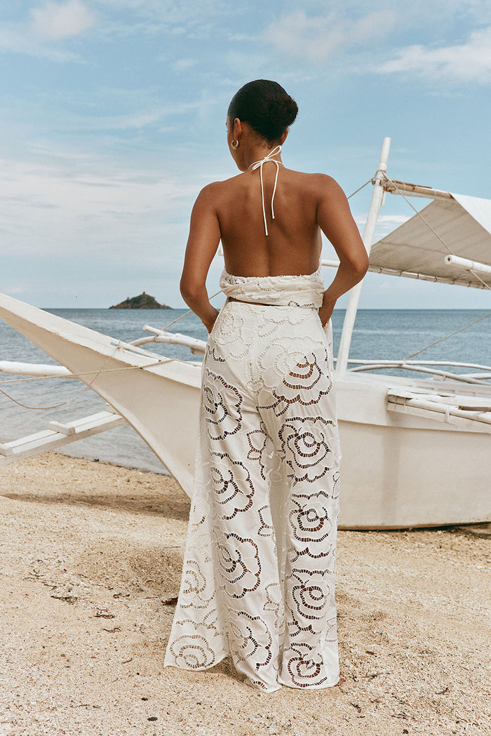 Whimsy Pants - Flower Cutwork