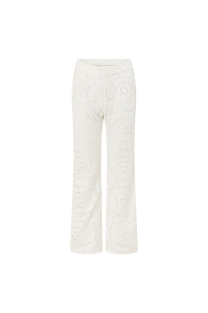 Whimsy Pants - Flower Cutwork