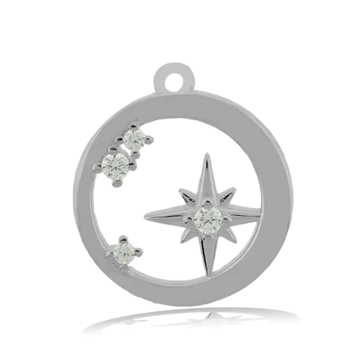 White Chalcedony Stone Bracelet with What Is Meant To Be Sterling Silver Charm