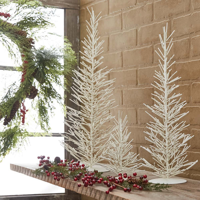 White Metal Tree - Small