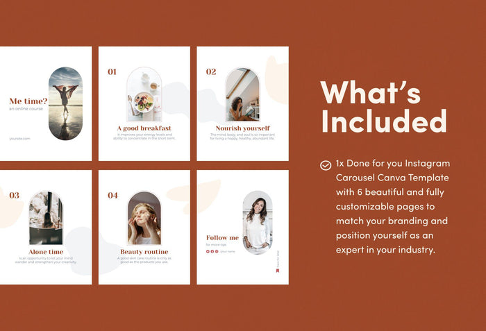 Ladystrategist Willow Educational 6-Page Carousel Canva Template instagram canva templates social media templates etsy free canva templates