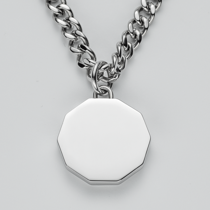 Windrose III Halskette Silber