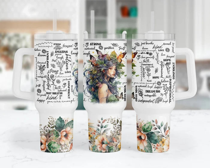 Wings of Positivity | 40 oz Tumbler