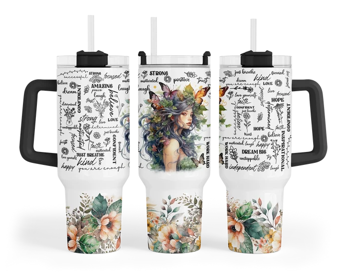 Wings of Positivity | 40 oz Tumbler