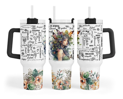 Wings of Positivity | 40 oz Tumbler