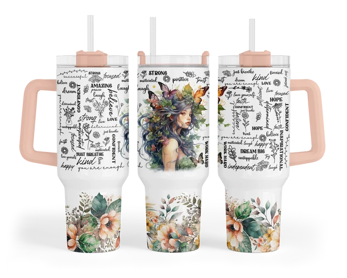 Wings of Positivity | 40 oz Tumbler