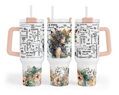 Wings of Positivity | 40 oz Tumbler