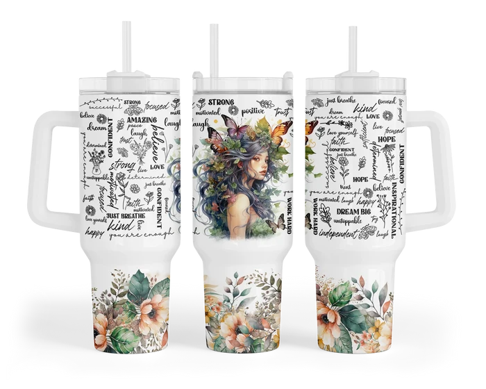 Wings of Positivity | 40 oz Tumbler