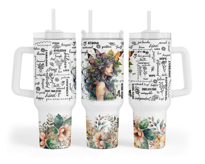 Wings of Positivity | 40 oz Tumbler