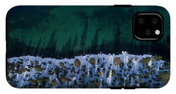 Winter Shores Aerial - Phone Case