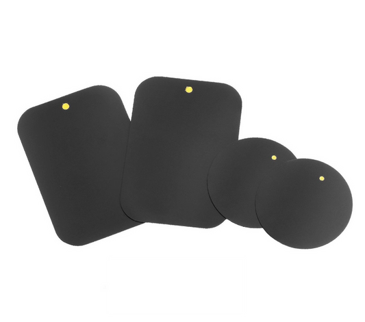 WixGear Mount Metal Plate (4 Pack) with Adhesive for Magnetic Cradle-less Mount