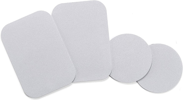 WixGear Mount Metal Plate (4 Pack) with Adhesive for Magnetic Cradle-less Mount