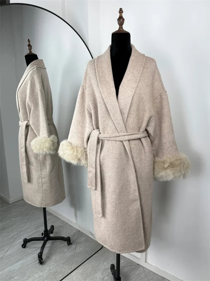Khaiki Long Overcoat / S(AU 8)