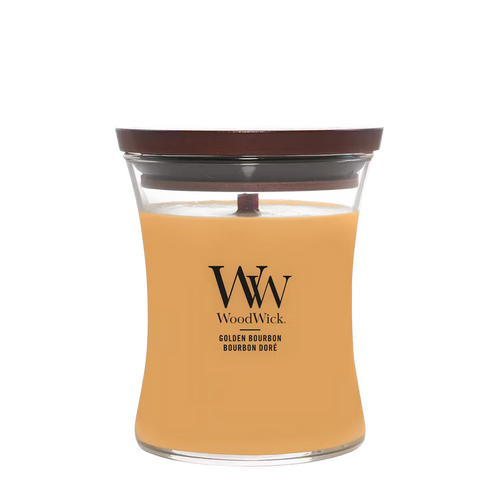 Woodwick Medium Candle Jar - Golden Bourbon