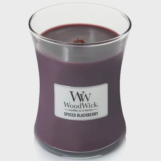 Woodwick Medium Jar - Spiced Blackberry