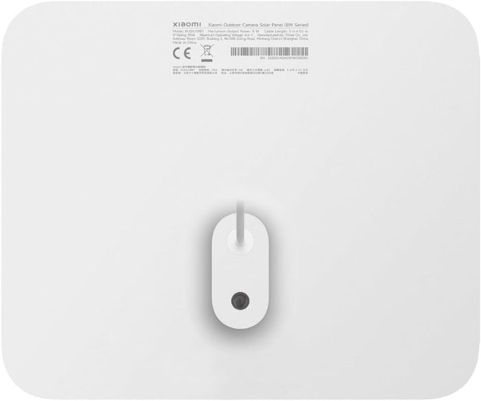 Xiaomi Outdoor Security Camera Solar Panel (BW Series), White