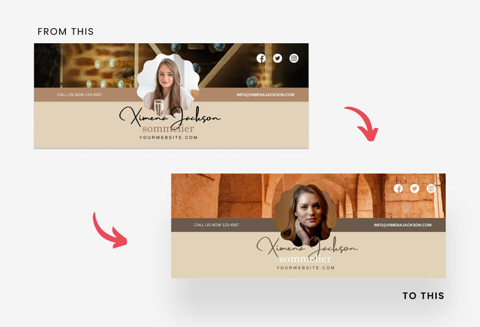 Ladystrategist Ximena Facebook Cover Canva Template instagram canva templates social media templates etsy free canva templates
