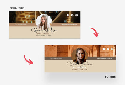 Ladystrategist Ximena Facebook Cover Canva Template instagram canva templates social media templates etsy free canva templates