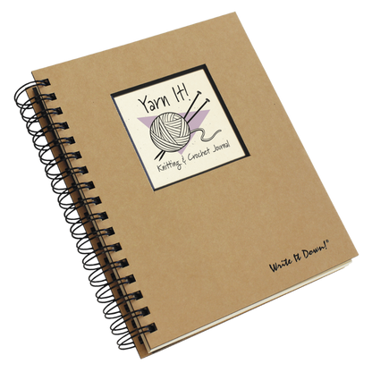 Yarn It! Knitting & Crochet Journal (Kraft)
