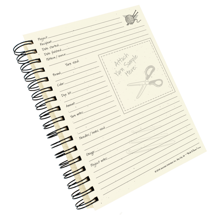 Yarn It! Knitting & Crochet Journal (Kraft)