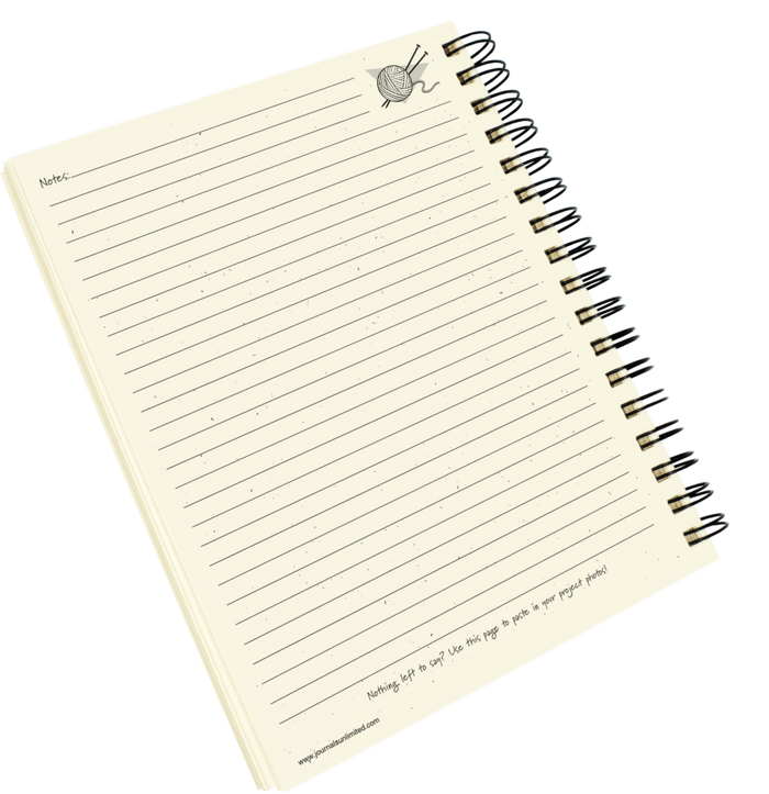 Yarn It! Knitting & Crochet Journal (Kraft)