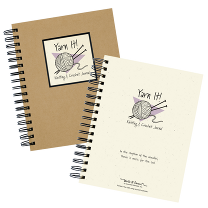 Yarn It! Knitting & Crochet Journal (Kraft)