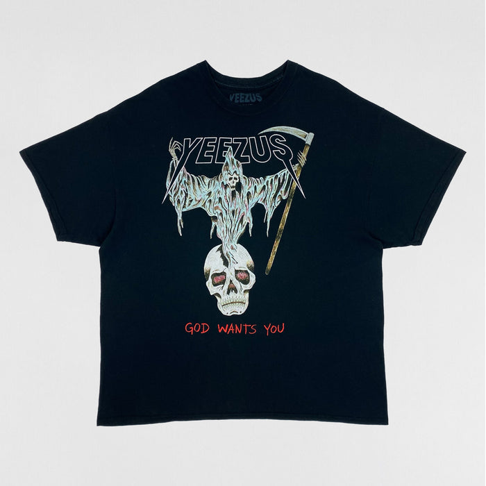 Yeezus Tour 2013 OG Flying Reaper Tee By Wes Lang