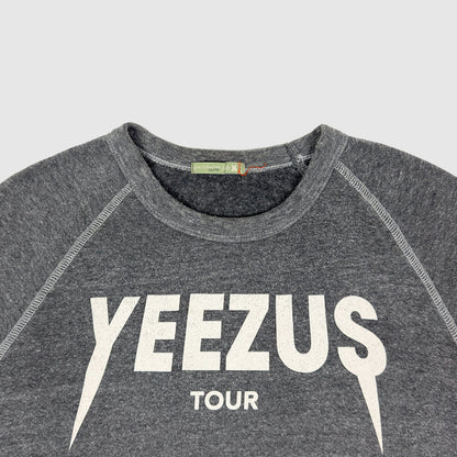 Yeezus Tour 2013 OG Raglan Crewneck By Virgil Abloh