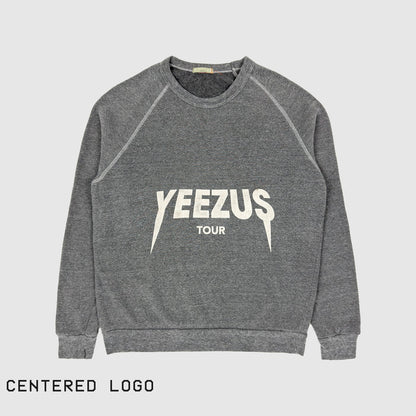 Yeezus Tour 2013 OG Raglan Crewneck By Virgil Abloh