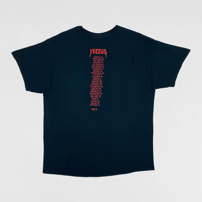 Yeezus Tour 2013 OG Skull & Roses Tee By Wes Lang