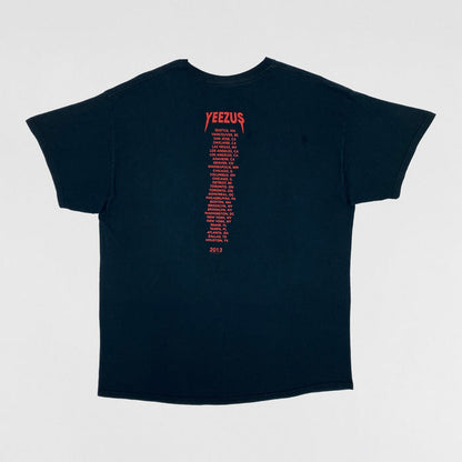 Yeezus Tour 2013 OG Skull & Roses Tee By Wes Lang