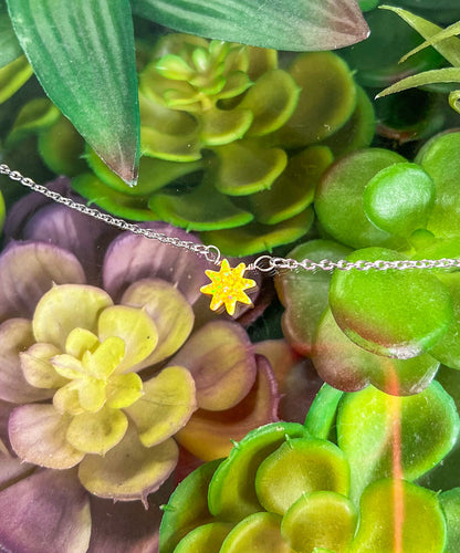 Yellow Lab-Opal Sun Choker Necklace
