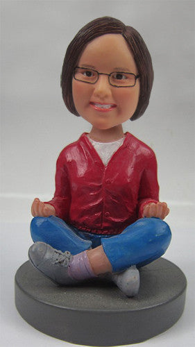 Yoga Female Bobblehead #1 - National Bobblehead HOF Store