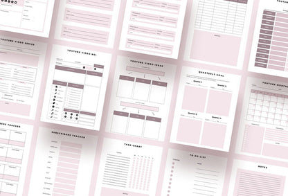 Ladystrategist Youtube Planner Canva Template instagram canva templates social media templates etsy free canva templates