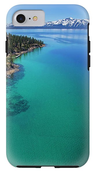 Zephyr Point Aerial by Brad Scott - Phone Case-Phone Case-IPhone 8 Tough Case-Lake Tahoe Prints