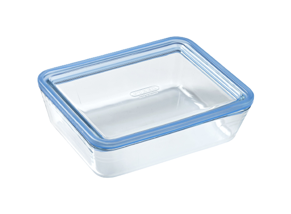 Storage box, food storage box, storage box with lid, pyrex, glass storage box, glass food storage box with lid, borosilicate glass
