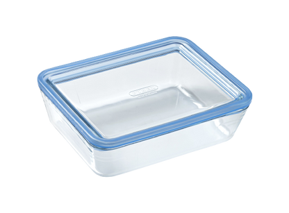 Storage box, food storage box, storage box with lid, pyrex, glass storage box, glass food storage box with lid, borosilicate glass