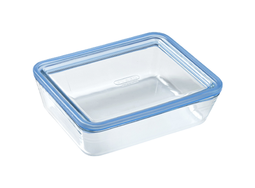 Storage box, food storage box, storage box with lid, pyrex, glass storage box, glass food storage box with lid, borosilicate glass