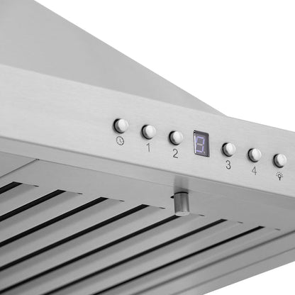 ZLINE 30 in. Convertible Vent Wall Mount Range Hood in Stainless Steel Handle, Open Box-Great Condition