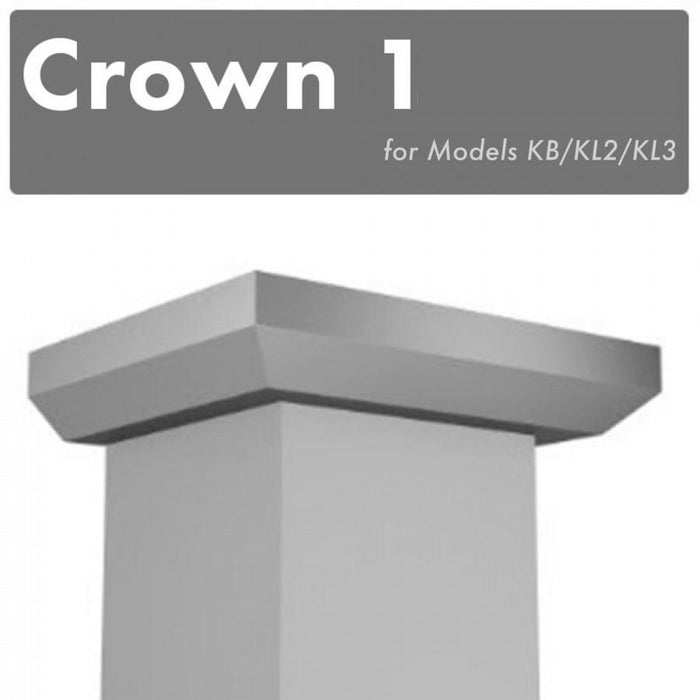 ZLINE Crown Molding 1 For Wall Range Hood (CM1-KB/KL2/KL3) main image.