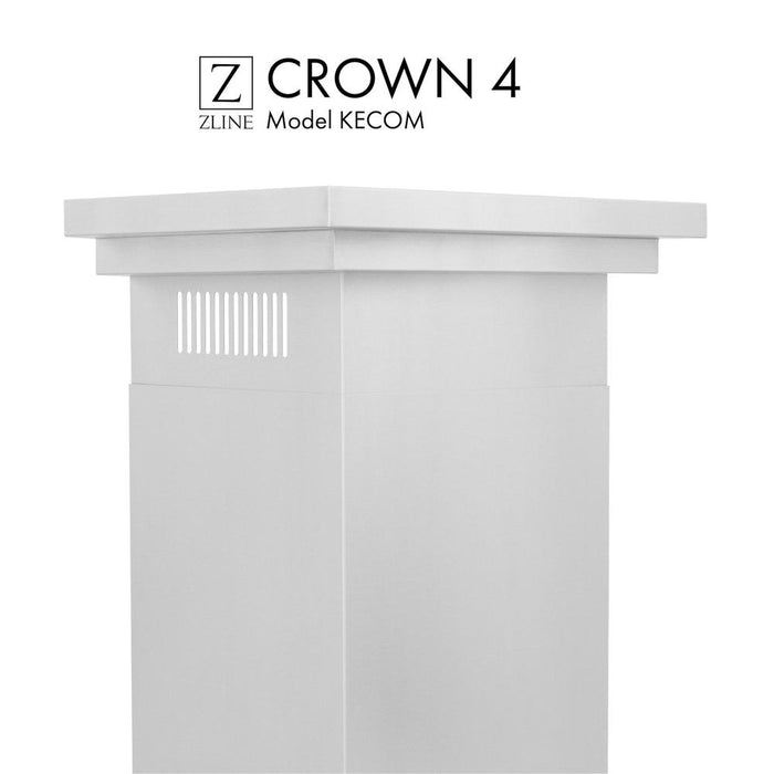 ZLINE Crown Molding 4 For Wall Range Hood (CM4-KECOM) main image.