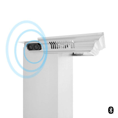 ZLINE Crown Molding in Stainless Steel with Built-in Bluetooth Speakers (CM6-BT-KN/KN4) main image.