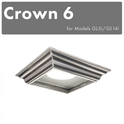 ZLINE Crown Molding Profile 6 for Island Mount Range Hoods (CM6-GL5i) main image.
